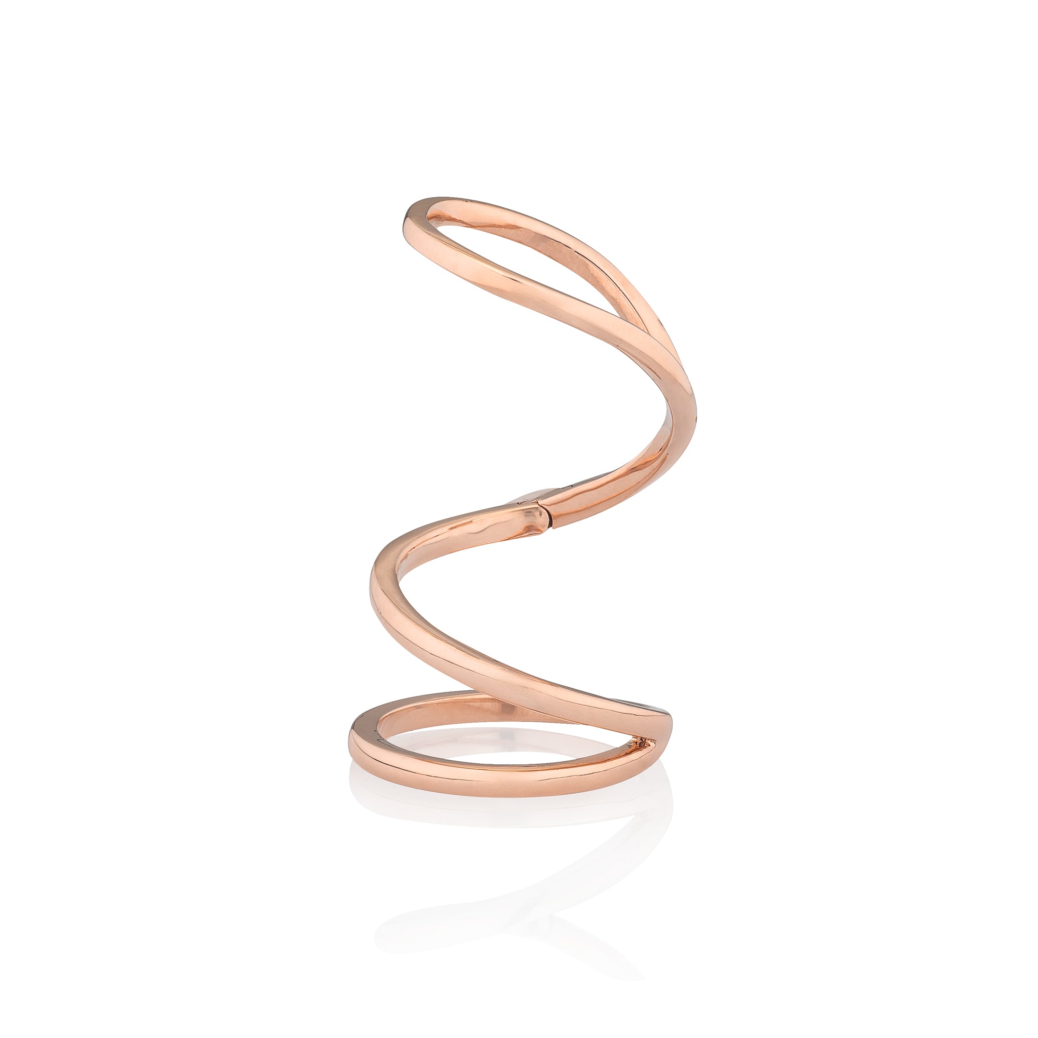 14 Karat Rose Gold Knuckle Ring