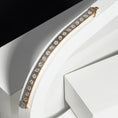 Load image into Gallery viewer, 14 Karat Two Tone Multi Shape Diamond Bracelet
