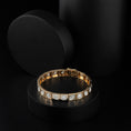 Load image into Gallery viewer, 14 Karat Two Tone Multi Shape Diamond Bracelet
