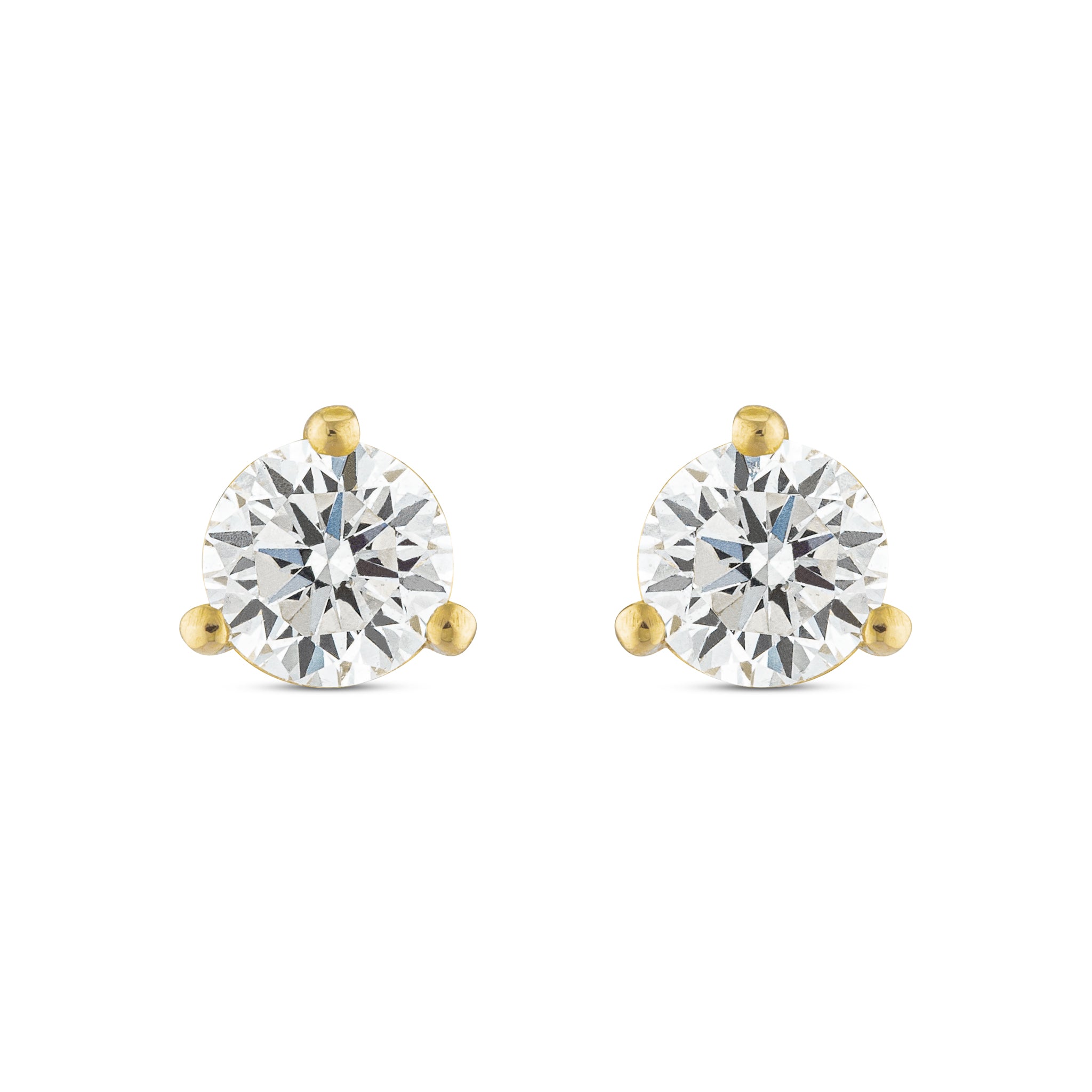.50ctw 4mm Natural Diamond Stud Earrings