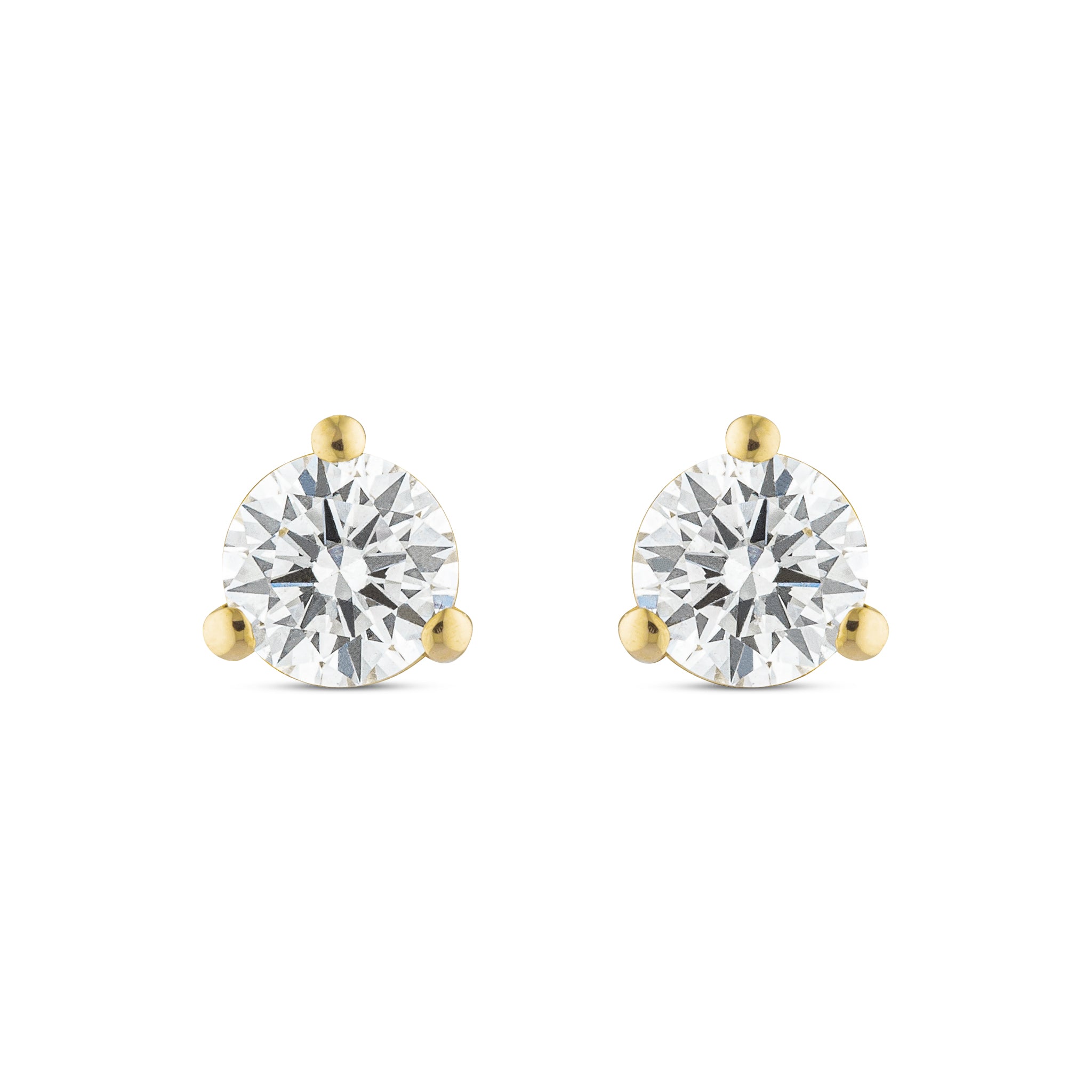 .30ctw 3.5mm Natural Diamond Stud Earrings