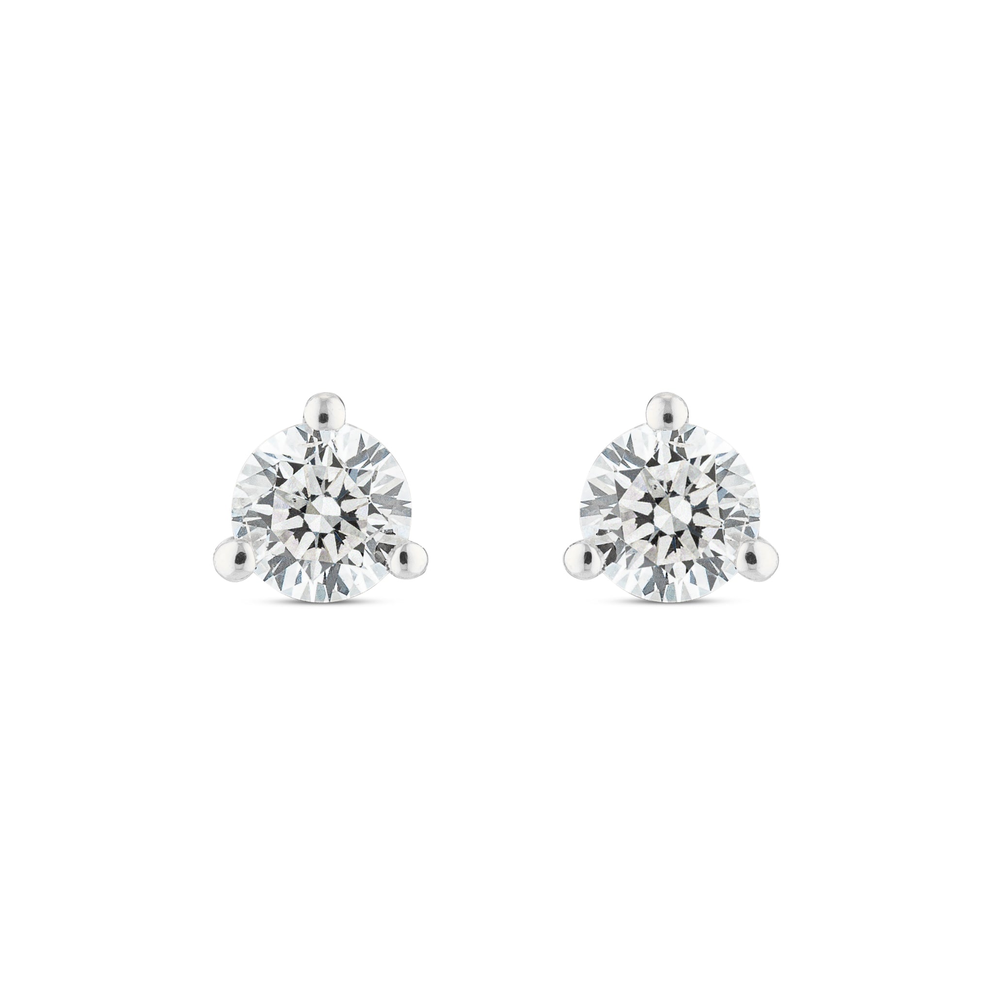 .25ctw 3mm Natural Diamond Stud Earrings