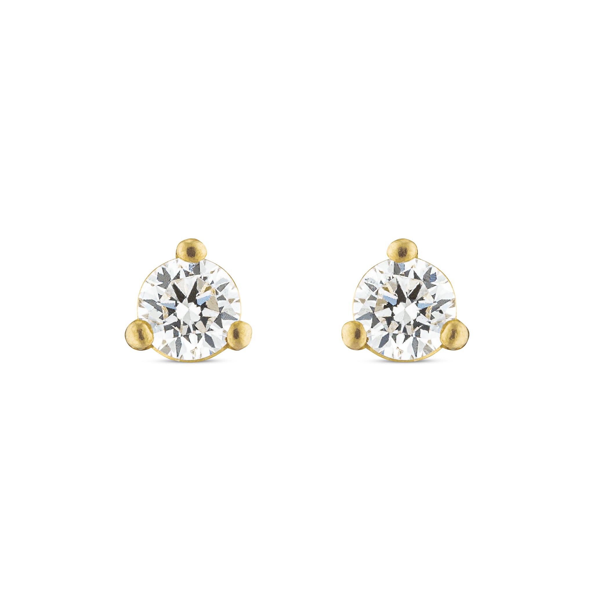 .15ctw 2.5mm Natural Diamond Stud Earrings