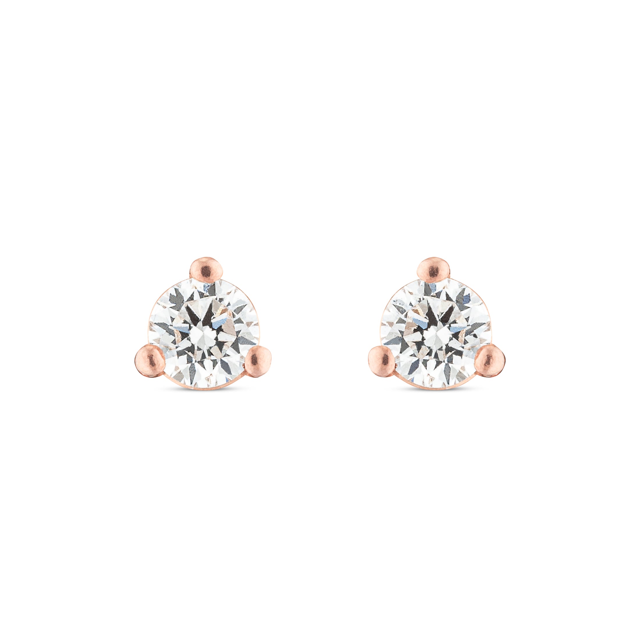 .15ctw 2.5mm Natural Diamond Stud Earrings