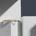 Load image into Gallery viewer, 14 Karat Gold Diamond Speckle Hinge Bracelet
