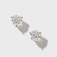 Load image into Gallery viewer, 2.00ctw 6mm Natural Diamond Stud Earrings
