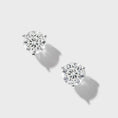 Load image into Gallery viewer, 2.00ctw 6mm Natural Diamond Stud Earrings
