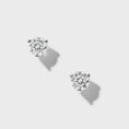Load image into Gallery viewer, .30ctw 3.5mm Natural Diamond Stud Earrings
