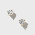 Load image into Gallery viewer, .25ctw 3mm Natural Diamond Stud Earrings
