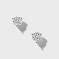 Load image into Gallery viewer, .25ctw 3mm Natural Diamond Stud Earrings
