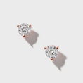 Load image into Gallery viewer, .25ctw 3mm Natural Diamond Stud Earrings
