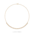 Load image into Gallery viewer, Yellow Gold Diamond Drop Bezel Ball Chain Necklace
