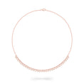 Load image into Gallery viewer, Rose Gold Diamond Drop Bezel Ball Chain Necklace
