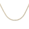 Load image into Gallery viewer, Yellow Gold Bezel All The Way 14.00cts Round Diamond 17.00" Tennis Necklace

