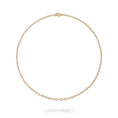 Load image into Gallery viewer, Yellow Gold Bezel All The Way 7.00cts Pear Diamond 17.00" Tennis Necklace
