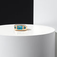 Load image into Gallery viewer, 14 Karat Yellow Gold Swiss Blue Topaz Ring
