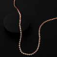 Load image into Gallery viewer, Rose Gold Bezel Set 10.00cts Full Cut Diamond Heart 17.00" Tennis Necklace
