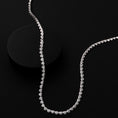 Load image into Gallery viewer, White Gold Bezel Set 10.00cts Full Cut Diamond Heart 17.00" Tennis Necklace
