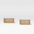 Load image into Gallery viewer, 4mm Gold Filled Beads and Yellow Gold Diamond Accent Seven Wrap Bracelet
