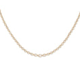 Load image into Gallery viewer, Yellow Gold Bezel All The Way 7.00cts Pear Diamond 17.00" Tennis Necklace
