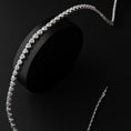 Load image into Gallery viewer, White Gold Bezel Set 10.00cts Full Cut Diamond Heart 17.00" Tennis Necklace
