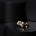 Load image into Gallery viewer, 14 Karat Yellow Gold Speckle Heart Ring
