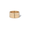 Load image into Gallery viewer, 14 Karat Yellow Gold High Polished Barrel Pinky Ring
