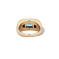 Load image into Gallery viewer, 14 Karat Yellow Gold Swiss Blue Topaz Ring
