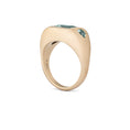 Load image into Gallery viewer, 14 Karat Yellow Gold Aquamarine Ring
