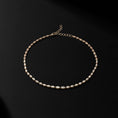 Load image into Gallery viewer, Yellow Gold Bezel Half Way 13.00cts Marquise Diamond Adjustable Tennis Necklace
