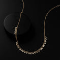 Load image into Gallery viewer, Yellow Gold Diamond Drop Bezel Ball Chain Necklace
