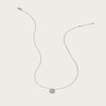 Load image into Gallery viewer, Yellow Gold Pave Diamond Slide Large Pear Necklace
