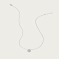 Load image into Gallery viewer, White Gold Pave Diamond Slide Large Pear Necklace
