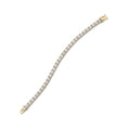Load image into Gallery viewer, 18 Karat Yellow Gold 12.00ct Diamond Tennis Bracelet
