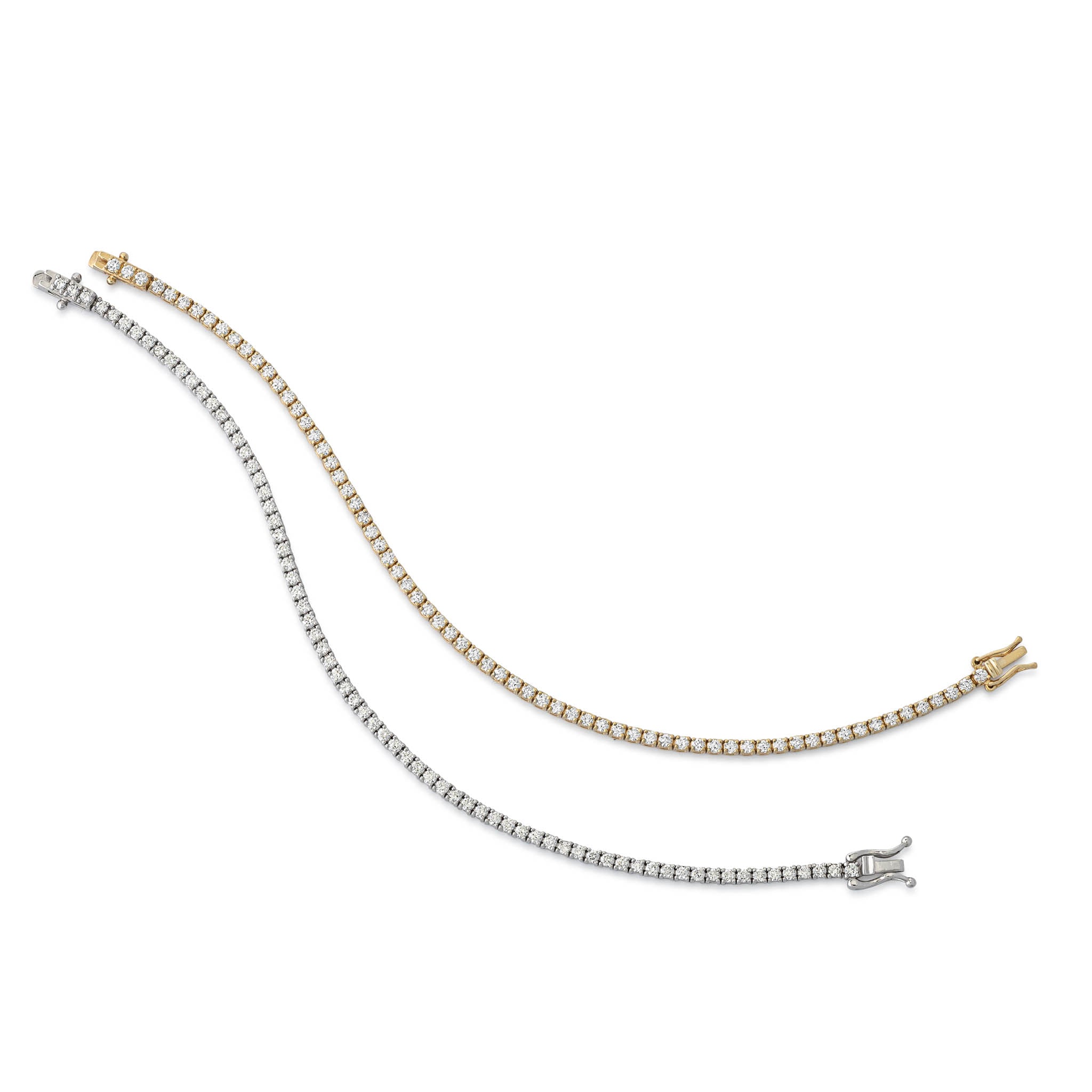 18 Karat White Gold 2.00ct Diamond Tennis Bracelet