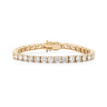 Load image into Gallery viewer, 18 Karat Yellow Gold 10.00ct Diamond Tennis Bracelet
