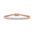 Load image into Gallery viewer, 18 Karat Rose Gold 6.00ct Diamond Tennis Bracelet
