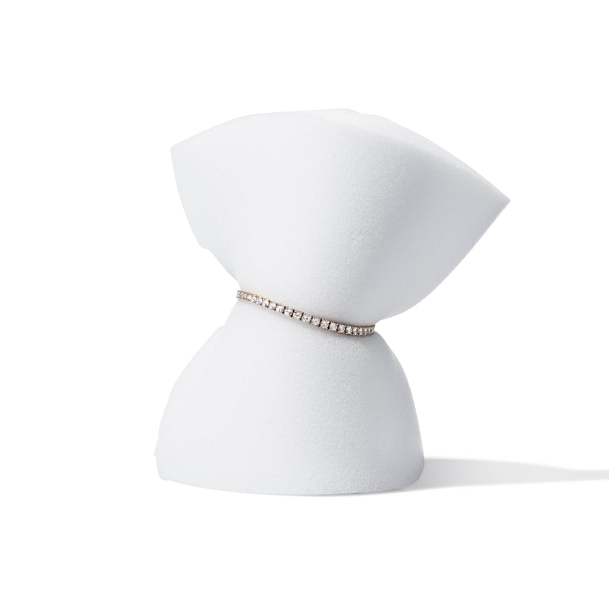 18 Karat Yellow Gold 6.00ct Diamond Tennis Bracelet