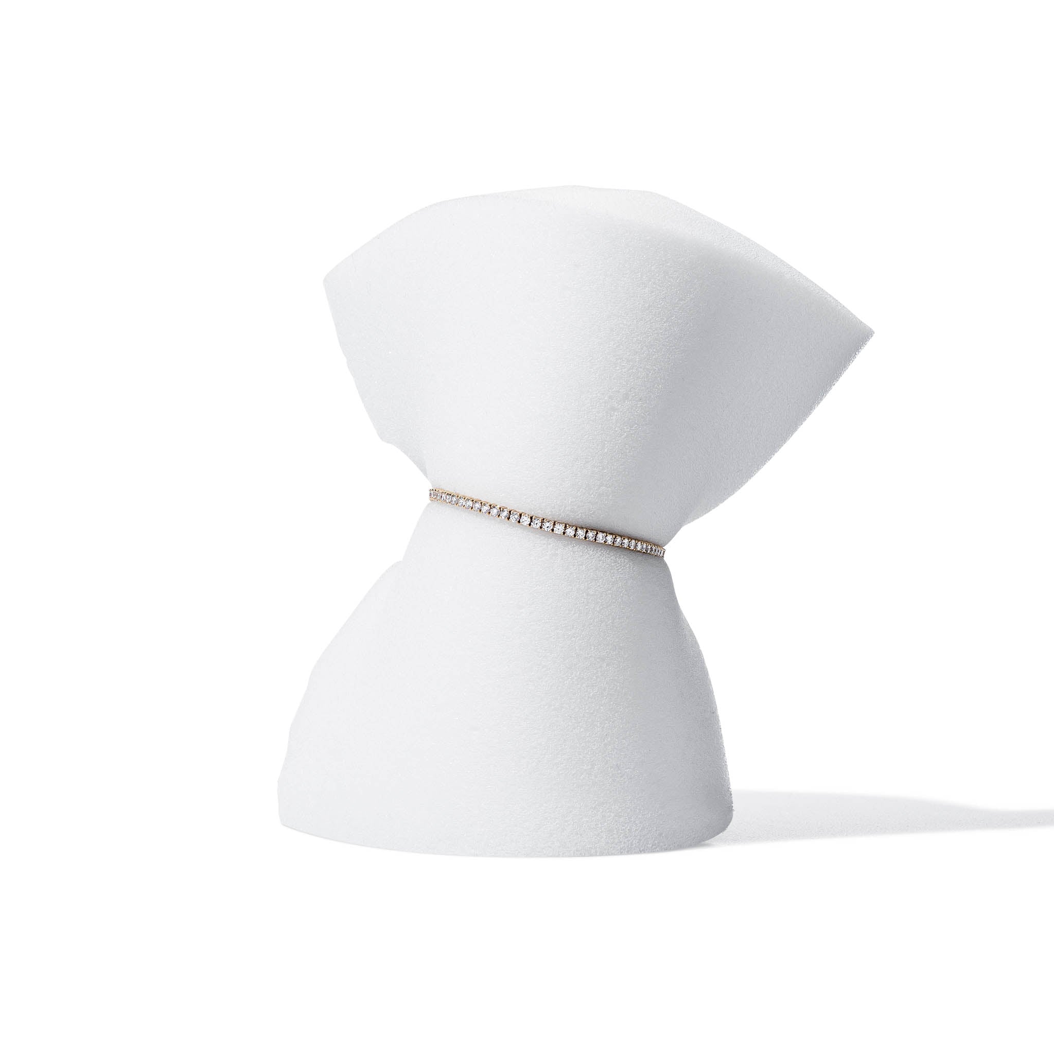 14 Karat Yellow Gold 3.00ct Diamond Tennis Bracelet