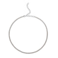 Load image into Gallery viewer, Sterling Silver and Pave Diamond Marquise Necklace
