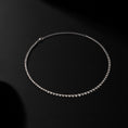 Load image into Gallery viewer, Sterling and Diamond Heart Tennis Necklace
