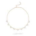 Load image into Gallery viewer, 14 Karat Gold and Diamond Star Choker Necklace
