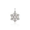 Load image into Gallery viewer, Sterling Silver and Diamond Aspen Snowflake Charm
