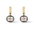 Load image into Gallery viewer, 14 Karat Yellow Gold Oval White Topaz Earrings
