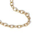 Load image into Gallery viewer, 14 Karat Yellow Gold and Diamond Swivel Clasp Enhancer Necklace
