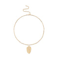 Load image into Gallery viewer, 14 Karat Yellow Gold and Diamond Feather Pendant Necklace
