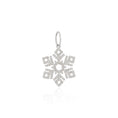 Load image into Gallery viewer, 14 Karat White Gold Diamond Aspen Snowflake Charm

