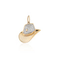 Load image into Gallery viewer, 14 Karat Yellow Gold Diamond Rodeo Charm
