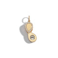 Load image into Gallery viewer, 14 Karat Yellow Gold Diamond Loope Charm
