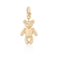 Load image into Gallery viewer, 14 Karat Yellow Gold Diamond Teddy Bear Charm
